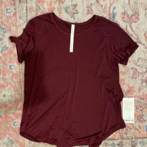 Lululemon Open Up Tie Back Tee